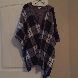 Mossimo hooded shawl, size Small/Medium